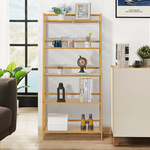 5-Tier Trapezoid Bamboo Plant Stand Stable Flower Display <b>Rack</b> <b>for</b> Garden and Home <b>for</b> <b>Garage</b> Shelves - Product Image 2