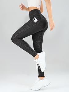 Leggings Deportivos de Yoga para Mujer al por Mayor, de Cintura Alta, Ajustados, Elásticos, Sin Costuras, para Gimnasio y Entrenamiento - Product Image 2