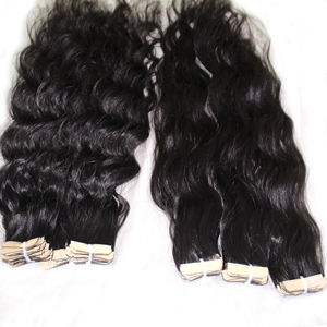 Venta al por mayor 100% cutícula alineada cruda peluca humana rizo italiano onda profunda Natural suave Afro/Curl tejido colecciones suelta onda profunda - Product Image 2