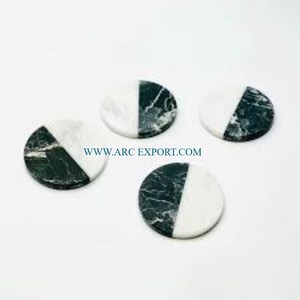 Modern design <b>table</b> decorative home coasters marble material handmade classic <b>table</b> <b>top</b> coasters sets for wedding and events use - Product Image 3