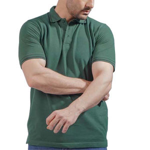 Chemises à manches courtes pour hommes, style streetwear, coupe ajustée, écologiques, séchage rapide, respirantes, en toile, grandes tailles, motif uni - Product Image 1