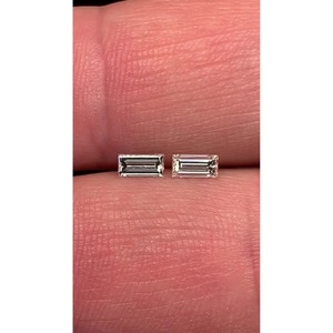 2x1mm Baguette Loose Lab Grown Diamond 0.013 CT Lab created Diamonds para la fabricación de joyas - Product Image 5