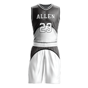 Camiseta de baloncesto de doble cara reversible personalizada, pantalones cortos, uniformes para adultos, jóvenes, impresión personalizada, logotipo de número de nombre - Product Image 4