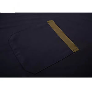 Haute qualité arabie Thobe hommes vêtements musulmans à manches courtes musulman vêtements islamiques amples poche poitrine personnalisée patch Thobe Jubbah - Product Image 4