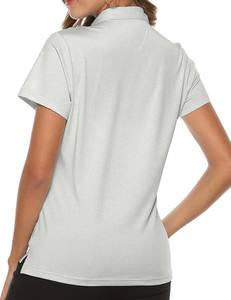 Camiseta personalizada del fabricante para hombres y mujeres, Polo de punto de lujo antibolitas, cuello a rayas, patrón sólido transpirable de buena calidad - Product Image 5