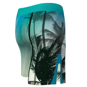 Pantalones Cortos de MMA al por Mayor OEM, Lisos, Elásticos, de Poliéster y Spandex, Transpirables, de Alta Calidad, para Kick Boxing y MMA - Product Image 3