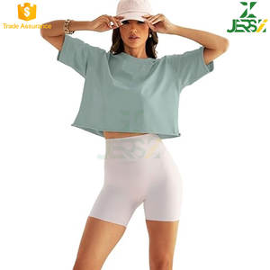 เสื้อยืดคอกลมผู้หญิงทรงโอเวอร์ไซส์ทรงโอเวอร์ไซส์สไตล์วินเทจซักได้ฤดูร้อน - Product Image 3