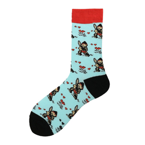 Custom Mens Personalized Dress Trendy <b>Socks</b> Fashion Fun Colorful Cotton Crew <b>Socks</b> Hot Novelty Happy <b>Socks</b> with logo Wholesale - Product Image 2