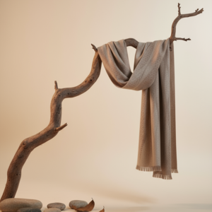 Écharpe en cachemire pur 100% jacquard 030x180cm Parfaite pour les hommes et les femmes - Product Image 1