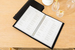 ที่ใส่เมนูปกสมุดบาร์แบบกำหนดเองที่วางเมนูค็อกเทลโฟลเดอร์แฟ้มร้านอาหารปก LMC-0026แบบกำหนดเอง - Product Image 3