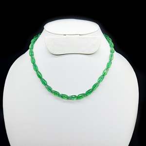 Collier bohème en quartz naturel, grenat et perles avec chaîne perlée, design goutte d'eau facettée en fluorite, idéal pour mariage ou cadeau de fête - Product Image 2