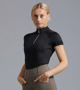 Haut d'équitation athlétique pour femme 2026 – Extensible, en polyester et élasthanne, anti-humidité, respirant, élégant et confortable - Product Image 4