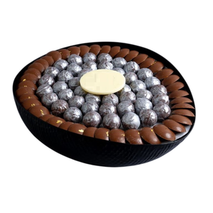 Gold Metal <b>Chocolate</b> Bowl with Fancy Design Greatest Quality Modern Eco-Friendly Dessert Holder for <b>Weddings</b> and Events - Product Image 4