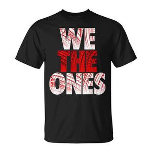T-shirt We The Ones noir à col rond, chemise promotionnelle - Product Image 1