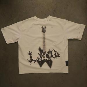 เสื้อยืดผู้ชายโอเวอร์ไซส์โอเวอร์ไซส์ออกแบบได้เองแบบมืออาชีพเสื้อยืดครอปผ้าฝ้าย100% 260กรัมไหล่ตกแบบไหล่กันหด - Product Image 5