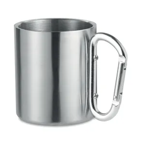 Mug personnalisé en métal avec mousqueton TRUMBO – Gadgets de boisson sur mesure - Product Image 4