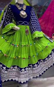 Vestido afgano de boda tradicional de calidad superior Servicio OEM Afghani Vintage 2 piezas Conjuntos de vestido largo y pantalones - Product Image 4