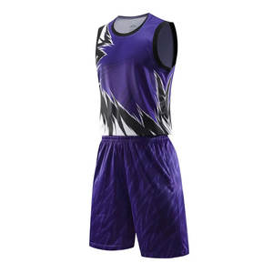Newest Style Custom Polyester Made Basketball Uniform Plain Regular Fit and <b>Top</b> Quality <b>Stitching</b> Basketball Uniform - Product Image 2