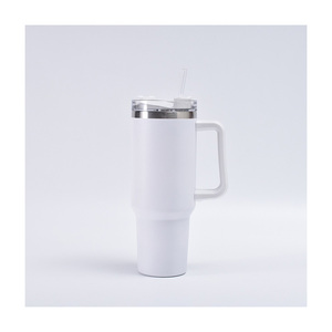 20oz Mint Shimmer 18/8 Stainless Steel Unbreakable and Durable <b>Insulated</b> Coffee Mug Cup 40oz <b>Tumbler</b> <b>With</b> Handle Lid and <b>Straw</b> f - Product Image 3