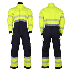 Ropa de trabajo de construcción profesional Hi Vis Overol Ignífugo Seguridad Adultos Suministro Algodón Poliéster Uniformes - Product Image 2