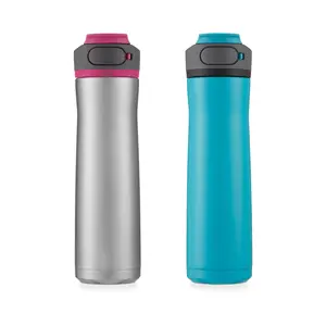 Vente en gros Bouteille d'eau en plastique écologique personnalisée et motivante sans BPA Bouteille d'eau réutilisable de 32oz pour le sport Gym