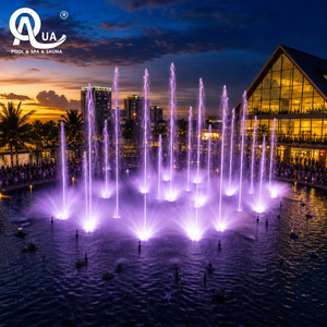 Système de fontaine musicale RGB de qualité professionnelle pour les centres de villégiature, les places publiques, les parcs et les aménagements paysagers à grande échelle - Product Image 2