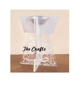 เตาเผากำยานอะคริลิคไม้สำหรับศาสนา พร้อมน้ำมันบาคูร์คุณภาพเยี่ยม สำหรับใช้ในบ้าน โรงแรม และกลิ่นหอมแบบอินเดีย - Product Image 4