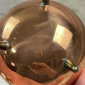 Suministro directo de fábrica Vintage Cuenco de cobre Caldero Coppercraft Guild 3 pies Cuencos de vajilla de 2,5 pulgadas - Product Image 6