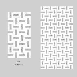 Carreaux de sol modernes en porcelaine 600x1200mm haute brillance 8/10mm d'épaisseur, antitaches et durables, garantie de plus de 5 ans pour le salon. - Product Image 4