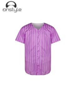 Maillot de baseball Onstyle Sports pour hommes, uniformes d'équipe personnalisés, tissu en maille respirante, séchage rapide, vêtements de sport cousus légers, haut - Product Image 1