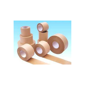 Cinta de embalaje de papel Kraft, embalaje personalizado de papel Kraft activado con agua, ecológico, el mejor precio al por mayor - Product Image 1