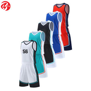 Impression par transfert de chaleur séchage rapide hommes portent des uniformes de basket-ball de sport ensembles de vêtements de basket-ball respirants pour adultes - Product Image 6