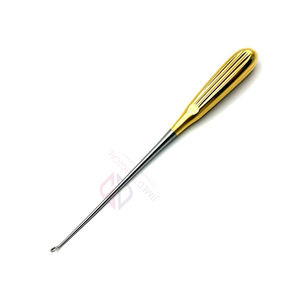 Hibbs Spratt 25cm allemand en acier inoxydable demi-or chirurgie osseuse orthopédique manuel Brun grattage Curette outil - Product Image 6