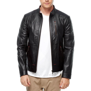 Meilleur prix de vente en cuir hommes coupe-vent veste 2025 nouveauté Style décontracté Top qualité veste en cuir pour hommes livraison DDP - Product Image 1