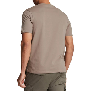OEM personnalisé 220 GSM t-shirt grande taille de luxe pour hommes 100% coton de haute qualité maillot lourd solide confortable t-shirts vierges - Product Image 3