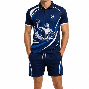 Ensemble de shorts de tennis pour hommes de haute qualité avec tissu respirant, uniforme de tennis pour hommes pour une utilisation sportive en extérieur - Product Image 1