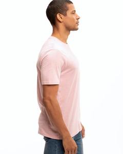 Camiseta de cuello redondo de nieve Unisex de siguiente nivel, Pima Camiseta de manga corta de algodón, camisetas de cuello redondo de tres Mezclas de manga corta para hombre - Product Image 1