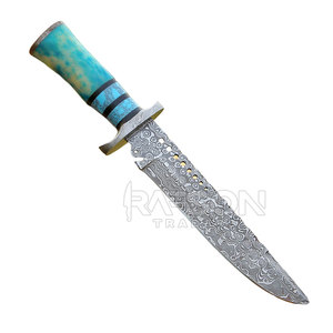 Cuchillo de caza con columna dentada y funda de transporte táctico Cuchillo de caza multiusos para desollar, cortar y Bushcraft - Product Image 1