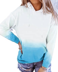 Sudaderas con capucha para hombre personalizadas 100% algodón francés Terry color degradado sudaderas con capucha para hombre pigmento tinte pesado pulóver tie Dye - Product Image 5