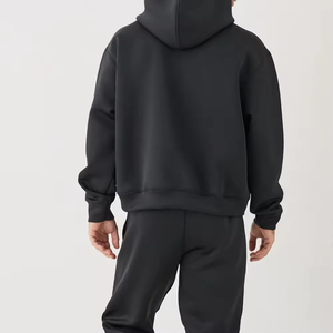 Survêtement personnalisé à fermeture éclair, couleur noire, taille plus, deux pièces, pour hommes, surdimensionné, respirant, pour le fitness, l'entraînement, pour garçons, Process Impex - Product Image 2