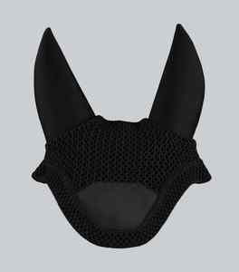 Voile anti-mouches pour cheval en crochet de qualité supérieure, bonnet d'oreille, matière douce, légère et respirante, lavable pour l'équitation quotidienne, l'entraînement et les spectacles - Product Image 1