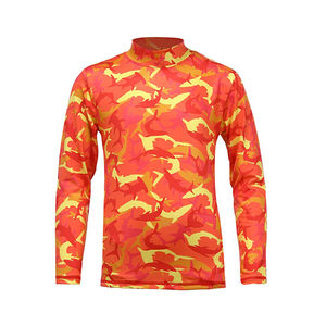 Upf 50 + Sun Clothing Vêtements de sport en polyester à manches longues Chemises de pêche pour hommes Impression par sublimation Prix bon marché Conception personnalisée - Product Image 1