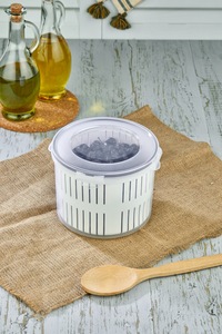 Contenedor de PP Ecológico de 2500 ml para Encurtidos/Aceitunas, Hermético, con Colador, Antiderrames, para Almacenamiento de Alimentos, para Jalapeños y Aceitunas - Product Image 6