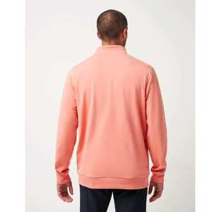 Sweat-shirt unisexe personnalisé à col zippé 1/4, en polyester, pour le sport, idéal pour l'été et les hommes, en polaire à demi-zip - Product Image 3