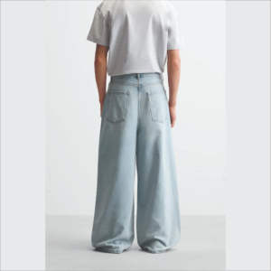 Vaqueros rectos formales de corte Regular para hombre de alta calidad, Vaqueros rasgados lavados con ácido, bolsillo bajo, MOQ impermeable, Otoño Invierno - Product Image 2