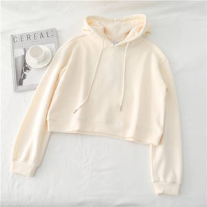 <b>Fleece</b> Fashion Girl Woman Women's Casual Long Sleeve Pullover <b>Hoodies</b> Crop Tops Sweatshirt Hoodie Crop Top <b>Hoodies</b> Sweatshirts - Product Image 5