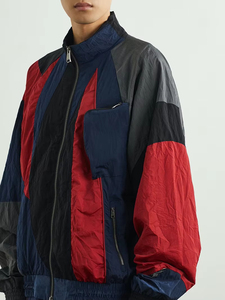 Best <b>Services</b> Stain Jackets Latest Design Long Sleeves V-neck Waterproof Breathable Slim Fit Winter Polyester/Nylon - Product Image 3