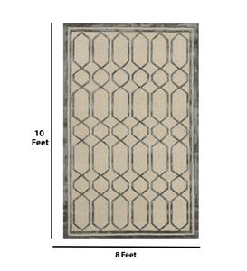 Tapis Shahkar sur mesure, forme personnalisée, tissés à la main, modernes, multi-plumes, en laine, antimicrobiens, antidérapants, PET, 14 mm d'épaisseur, ensemble de tapis personnalisable - Product Image 2
