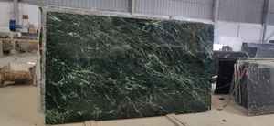 Grande pierre durable de dalle de marbre vert d'araignée de conception moderne avec la surface polie pour l'application d'intérieur - Product Image 2