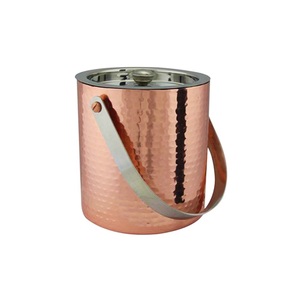 Seau à pinces à glace classique pour la maison seau à glace en acier inoxydable avec pince à glaçons de couleur argentée pour hôtel à faible coût - Product Image 3